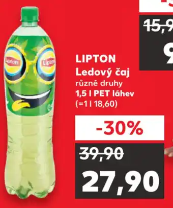 Kaufland Lipton Ledový čaj 1,5l, různé druhy nabídka