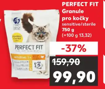Kaufland Perfect Fit Granule pro kočky sensitive/sterile 750g nabídka