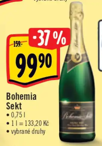 Albert Bohemia Sekt 0,75l, vybrané druhy nabídka