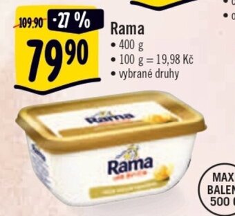 Albert Rama 400g, vybrané druhy nabídka