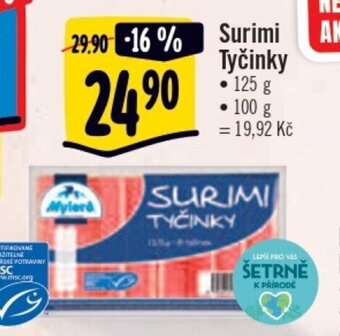 Albert Surimi Tyčinky 125g nabídka