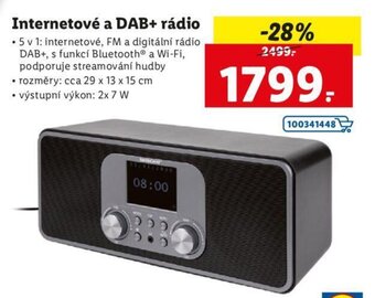 Lidl Internetové a DAB + rádio nabídka