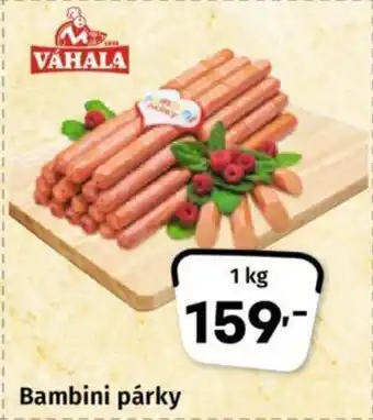 Coop Váhala bambini párky 1kg nabídka