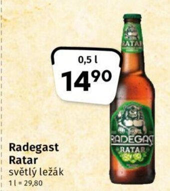 Coop Radegast Ratar světlý ležák 0,5l nabídka