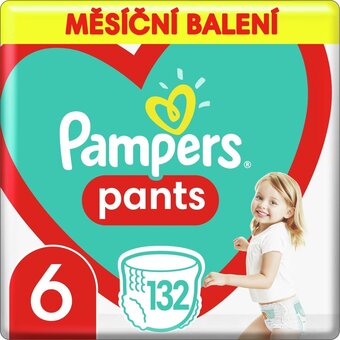 Pampers pants plenkové kalhotky 6 (15+ kg)