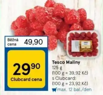 Tesco Tesco Maliny 125g nabídka