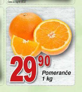 Hruška Pomeranče nabídka