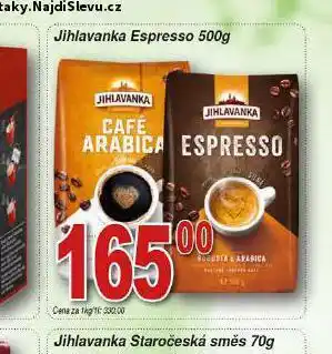 Hruška Jihlavanka espresso nabídka