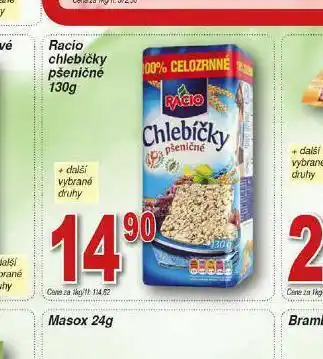 Racio chlebíčky pšeničné