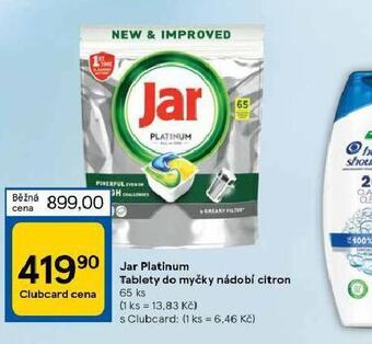 Tesco Jar paltinum tablety do myčky nabídka