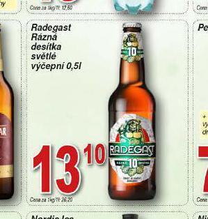 Hruška Pivo radegast rázná 10 nabídka
