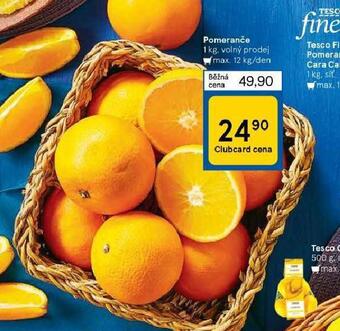 Tesco Pomeranče nabídka
