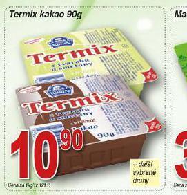 Hruška Termix kakao nabídka