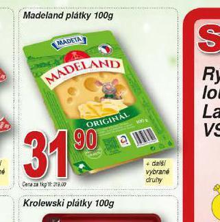 Madeland plátky