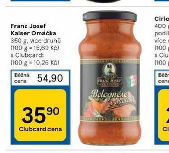 Tesco Franz josef kaiser omáčka nabídka