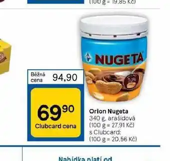 Tesco Orion nugeta nabídka