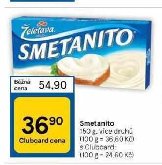 Tesco Želetava smetanito nabídka