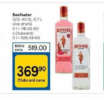 Tesco Beefeater nabídka
