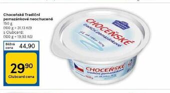Tesco Choceńské tradiční pomazánkové nabídka