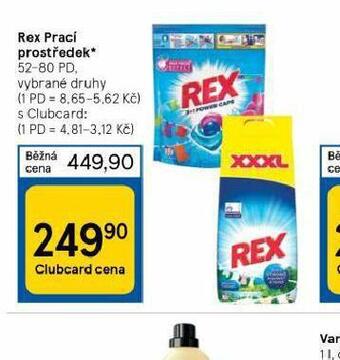 Tesco Rex prací prostředek nabídka