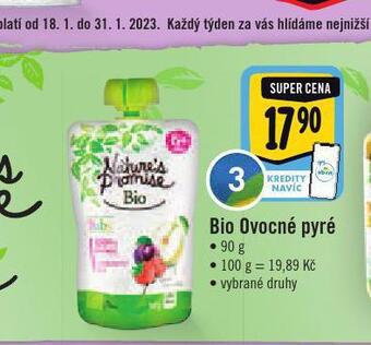 Albert Bio ovocné pyré nabídka