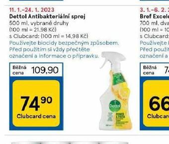 Tesco Dettol antibakteriální sprej nabídka