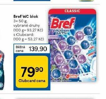 Tesco Bref wc blok nabídka