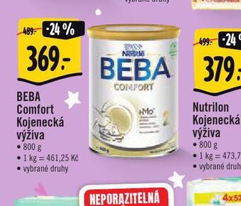 Albert Beba comfort kojenecká výživa nabídka