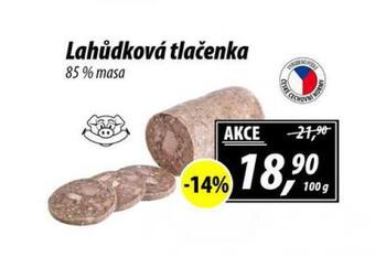 ZEMAN Lahůdková tlačenka nabídka