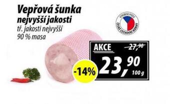 ZEMAN Vepřová šunka nejvyšší jakosti nabídka