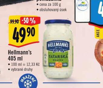 Albert Hellmann´s tatarská omáčka, majonéza nabídka