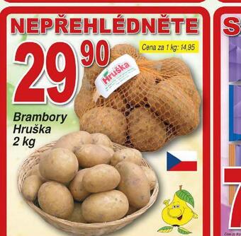 Hruška Brambory nabídka