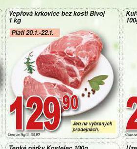 Hruška Vepřová krkovice bez kosti nabídka