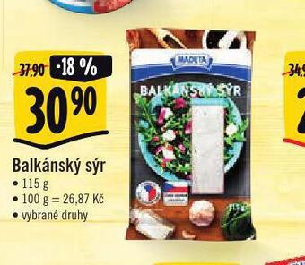 Albert Balkánský sýr nabídka