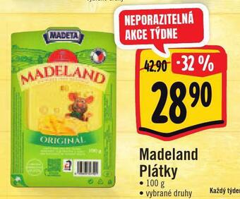 Albert Madeland plátky nabídka