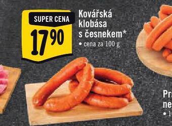 Albert Kovářská klobása s česnekem nabídka