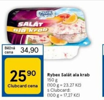 Tesco Rybex Salát ala krab 150g nabídka