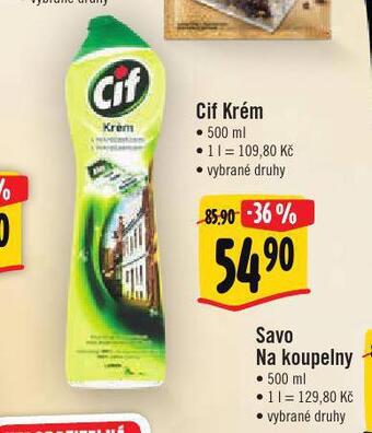 Albert Cif krém nabídka
