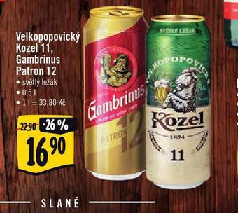 Albert Pivo velkopopovický kozel 11 nabídka