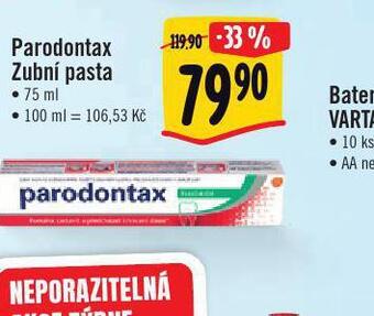 Albert Parodontax zubní pasta nabídka