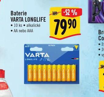 Albert Baterie varta longlife nabídka