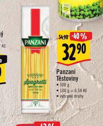 Albert Panzani těstoviny nabídka