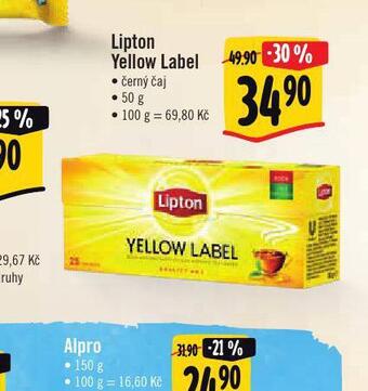 Albert Lipton yellow label nabídka