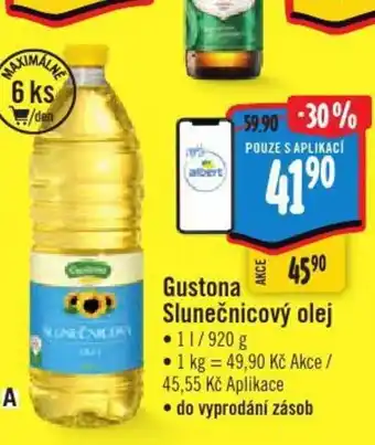 Albert Gustona Slunečnicový olej 1l/920g nabídka