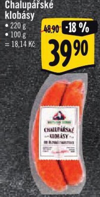 Albert Chalupářské klobásy 220g nabídka