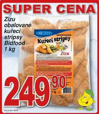 Hruška Bidfood zizu nowaco obalované kuřecí stripsy 1 kg nabídka