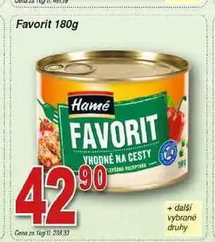 Hruška Hamé favorit 180g nabídka