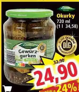 Norma Okurky, 720 ml nabídka