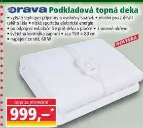 Norma Podkladová topná deka nabídka