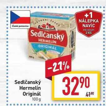 Billa Sedlčanský hermelín originál 100 g nabídka